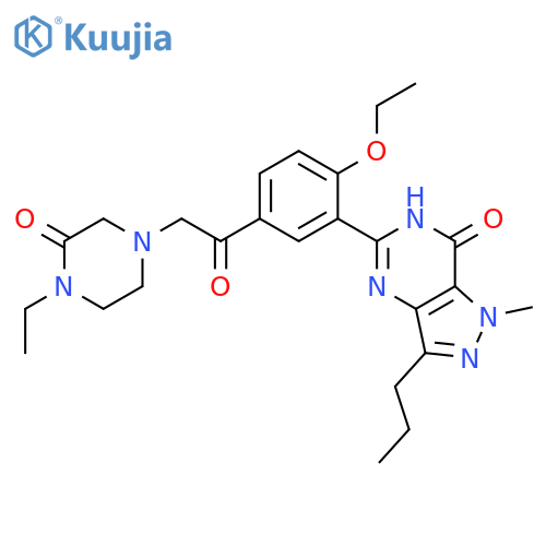 Oxohongdenafil structure
