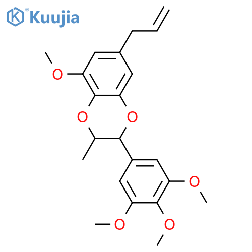 3,7'-Epoxy-4,8'-oxylign-8-ene-3',4',5,5'-tetrol; (7'S,8'S)-form, Tetra-Me ether structure