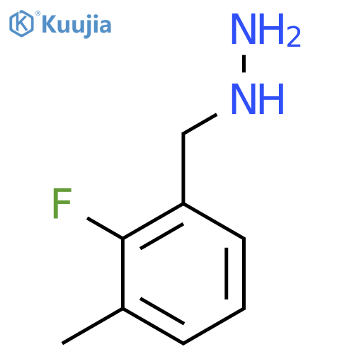 (2-fluoro-3-methylphenyl)methylhydrazine structure