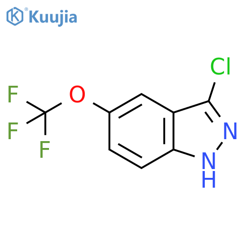 1H-Indazole, 3-chloro-5-(trifluoromethoxy)- structure