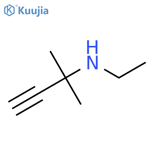 Ethyl(2-methylbut-3-yn-2-yl)amine structure