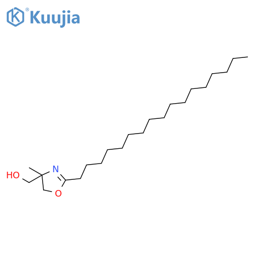 4-Oxazolemethanol,2-heptadecyl-4,5-dihydro-4-methyl- structure