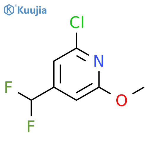 2-chloro-4-(difluoromethyl)-6-methoxypyridine structure