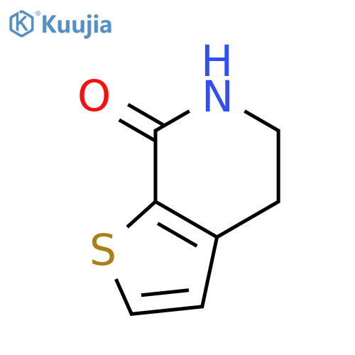 4H,5H,6H,7H-thieno[2,3-c]pyridin-7-one structure