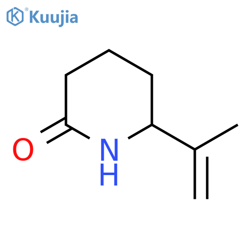 6-(1-methylethenyl)-2-Piperidinone structure