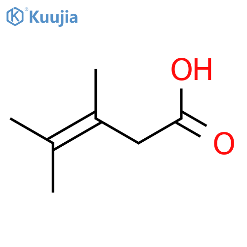 3,4-dimethylpent-3-enoic acid structure