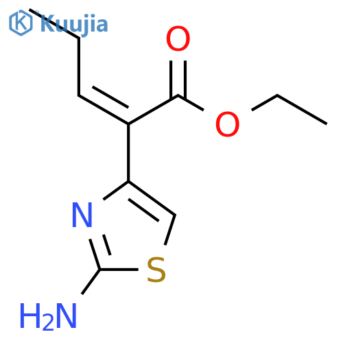 Ethyl (αZ)-2-amino-α-propylidene-4-thiazoleacetate structure