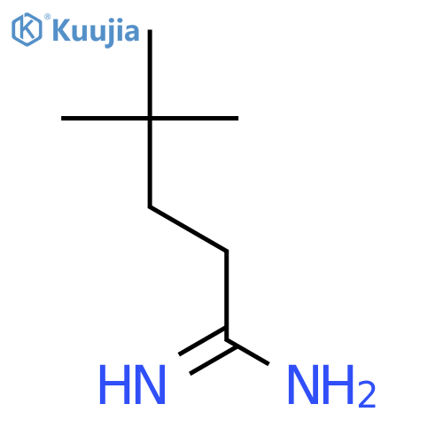 4,4-dimethylpentanimidamide structure