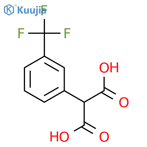 Propanedioic acid, 2-[3-(trifluoromethyl)phenyl]- structure