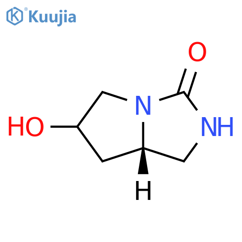 (7AS)-6-HYDROXYTETRAHYDRO-1H-PYRROLO[1,2-C]IMIDAZOL-3(2H)-ONE structure
