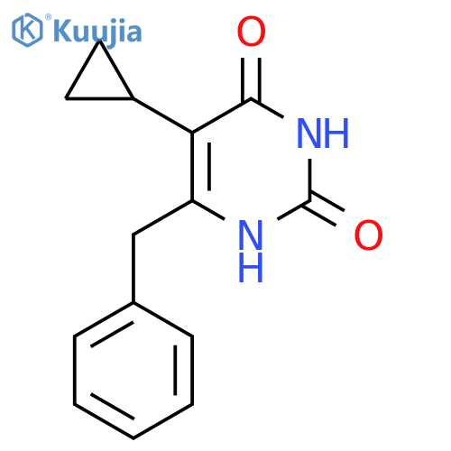 6-Benzyl-5-cyclopropylpyrimidine-2,4(1H,3H)-dione structure