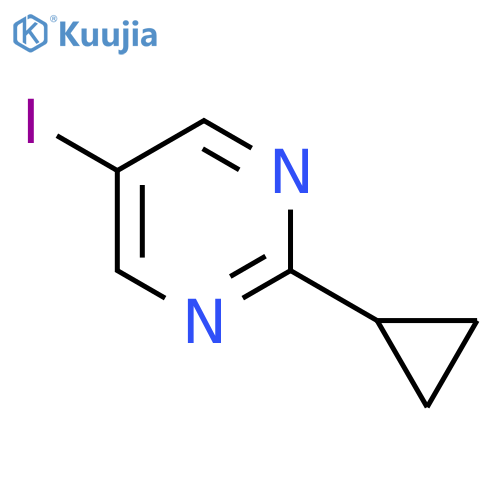 2-Cyclopropyl-5-iodopyrimidine structure