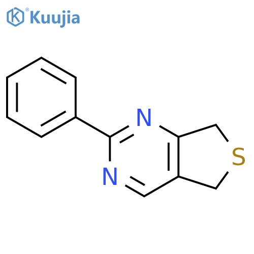 2-Phenyl-5,7-dihydrothieno[3,4-d]pyrimidine structure
