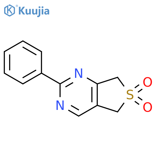 2-Phenyl-5,7-dihydrothieno[3,4-d]pyrimidine 6,6-dioxide structure