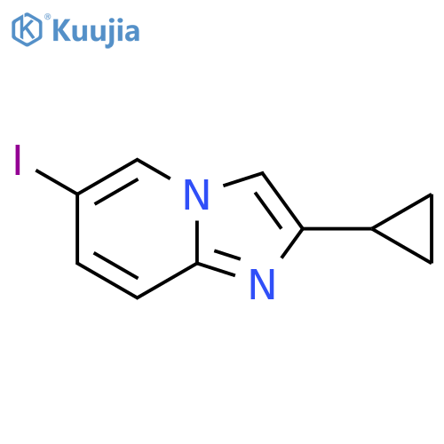 2-Cyclopropyl-6-iodoimidazo[1,2-a]pyridine structure