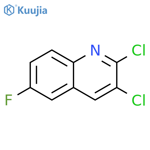 2,3-Dichloro-6-fluoro-quinoline structure