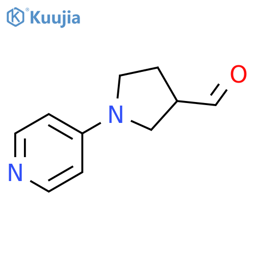 1-Pyridin-4-yl-pyrrolidine-3-carbaldehyde structure