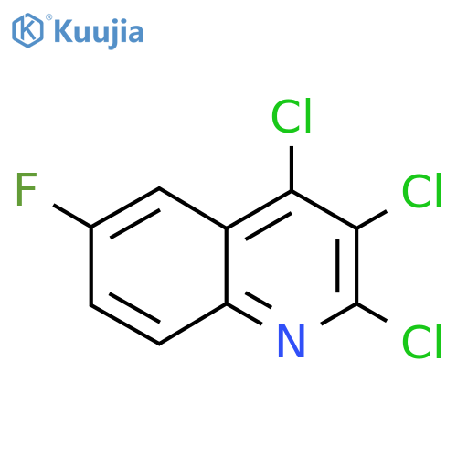 2,3,4-Trichloro-6-fluoroquinoline structure