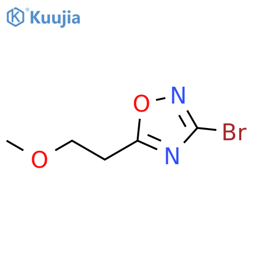 3-Bromo-5-(2-methoxy-ethyl)-[1,2,4]oxadiazole structure