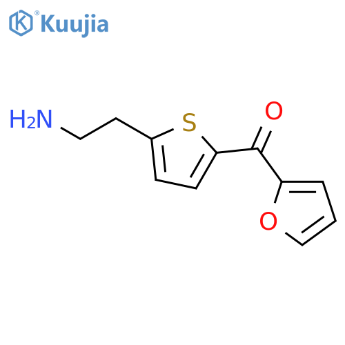 2-5-(furan-2-carbonyl)thiophen-2-ylethan-1-amine structure