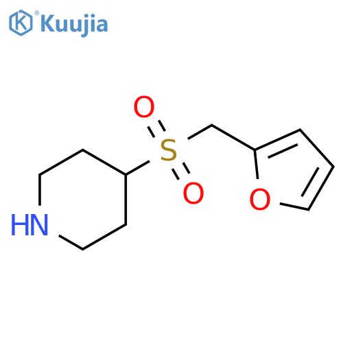 4-(furan-2-yl)methanesulfonylpiperidine structure