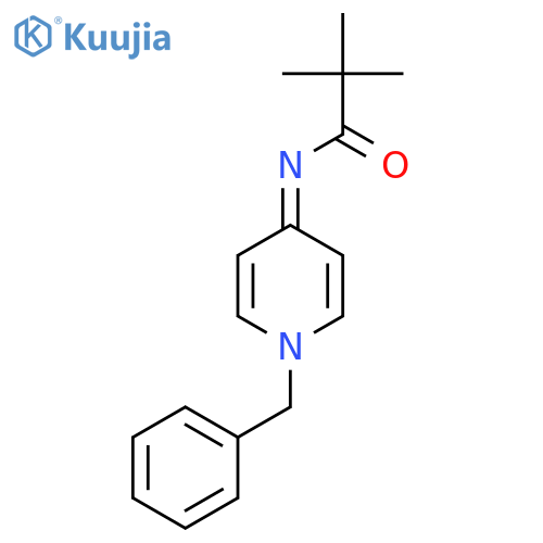 N-(1-benzyl-1,4-dihydropyridin-4-ylidene)-2,2-dimethylpropanamide structure