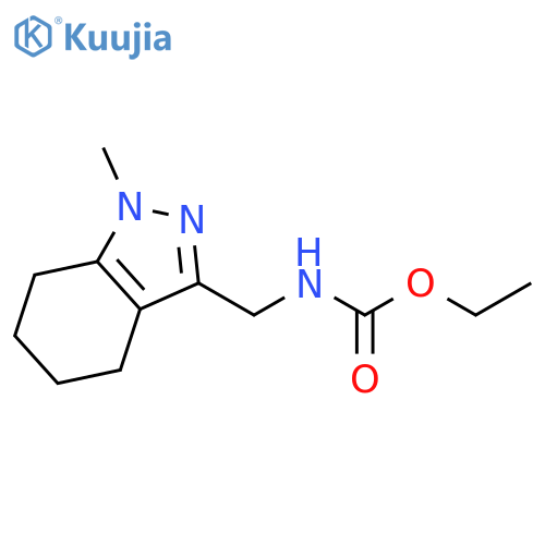 ethyl N-(1-methyl-4,5,6,7-tetrahydro-1H-indazol-3-yl)methylcarbamate structure