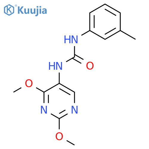 3-(2,4-dimethoxypyrimidin-5-yl)-1-(3-methylphenyl)urea structure