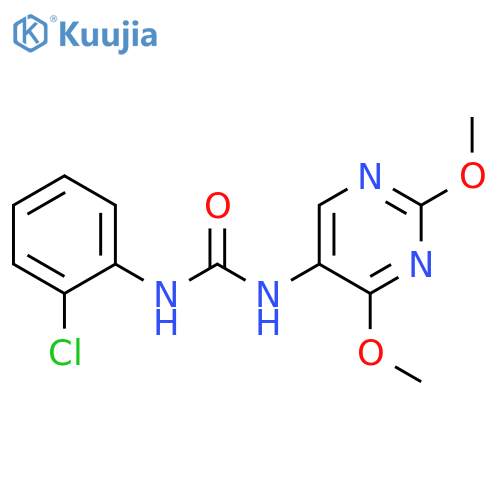 1-(2-chlorophenyl)-3-(2,4-dimethoxypyrimidin-5-yl)urea structure