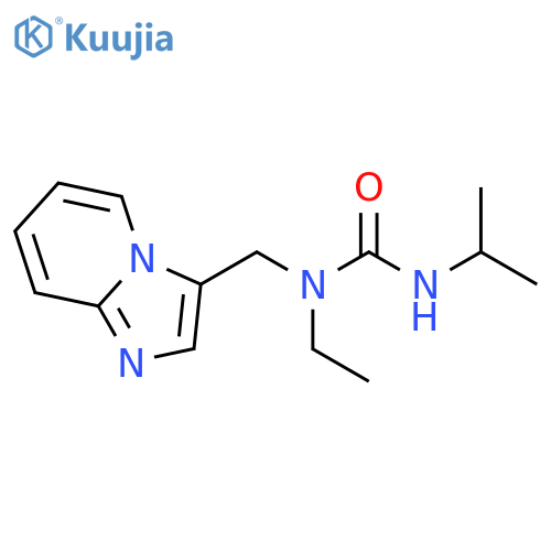 1-ethyl-1-({imidazo[1,2-a]pyridin-3-yl}methyl)-3-(propan-2-yl)urea structure