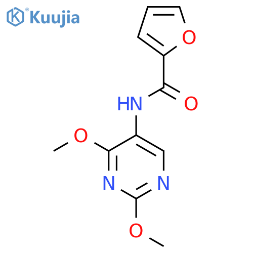 N-(2,4-dimethoxypyrimidin-5-yl)furan-2-carboxamide structure