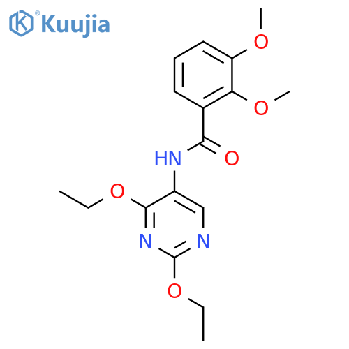 N-(2,4-diethoxypyrimidin-5-yl)-2,3-dimethoxybenzamide structure
