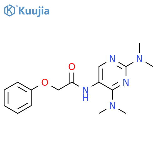 N-2,4-bis(dimethylamino)pyrimidin-5-yl-2-phenoxyacetamide structure