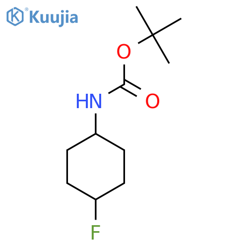 tert-butyl N-(4-fluorocyclohexyl)carbamate structure
