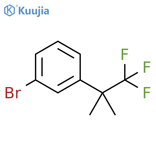 Benzene, 1-bromo-3-(2,2,2-trifluoro-1,1-dimethylethyl)- structure