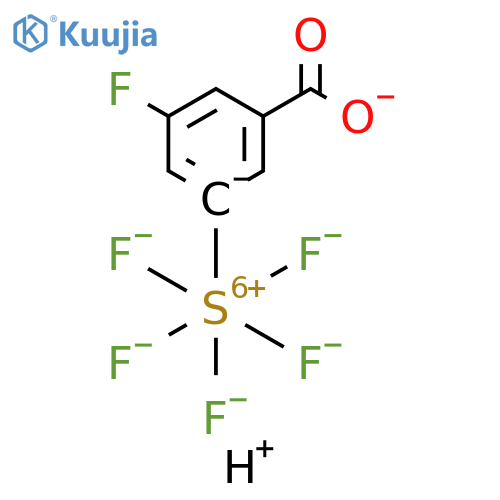 3-Fluoro-5-(pentafluorosulfur)benzoic acid structure