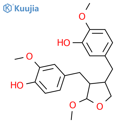 9,9'-Epoxy-8,8'-lignan-3,3',4,4',9-pentol; (8R,8'R,9R)-form, 3,4',9-Tri-Me ether structure
