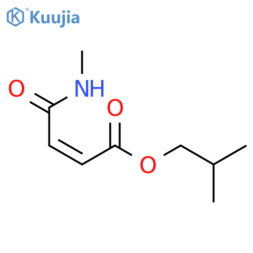 2-Butenoic acid, 4-(methylamino)-4-oxo-, 2-methylpropyl ester, (Z)- structure