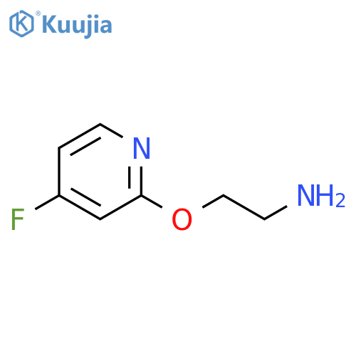 2-(4-fluoropyridin-2-yl)oxyethan-1-amine structure