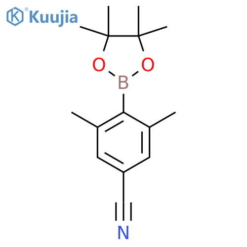 2,6-Dimethyl-4-Cyanophenylboronic Acid Pinacol Ester structure
