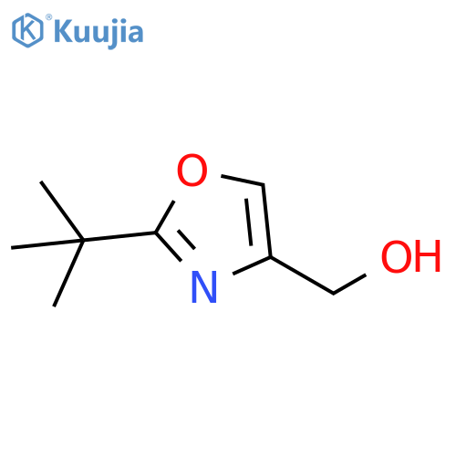 (2-tert-butyl-1,3-oxazol-4-yl)methanol structure