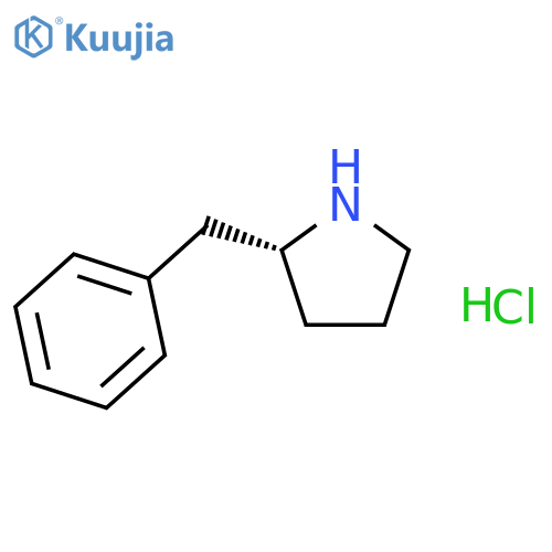 (S)-2-Benzylpyrrolidine Hydrochloride structure