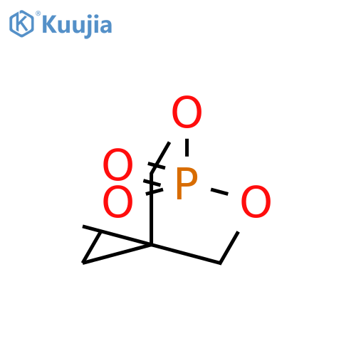 2,6,7-Trioxa-1-phosphabicyclo[2.2.2]octane,4-methyl-, 1-oxide structure