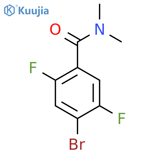 4-Bromo-2,5-difluoro-N,N-dimethylbenzamide structure