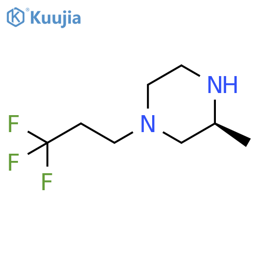 (3S)-3-methyl-1-(3,3,3-trifluoropropyl)piperazine structure