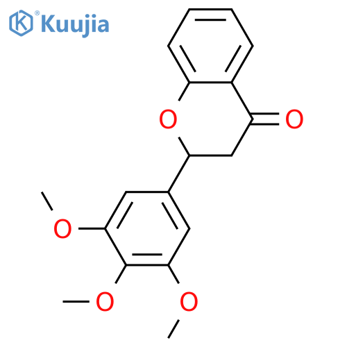 3',4',5'-Trihydroxyflavanone; (S)-form, Tri-Me ether structure