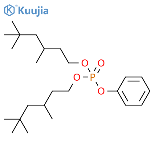 Phosphoric acid, phenyl bis(3,5,5-trimethylhexyl) ester structure