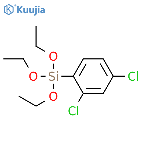 Silane, (2,4-dichlorophenyl)triethoxy- structure