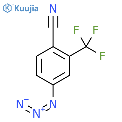 4-azido-2-(trifluoromethyl)benzonitrile structure