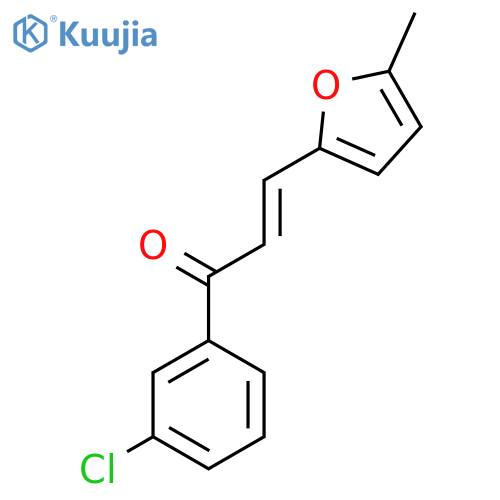 (2E)-1-(3-Chlorophenyl)-3-(5-methylfuran-2-yl)prop-2-en-1-one structure